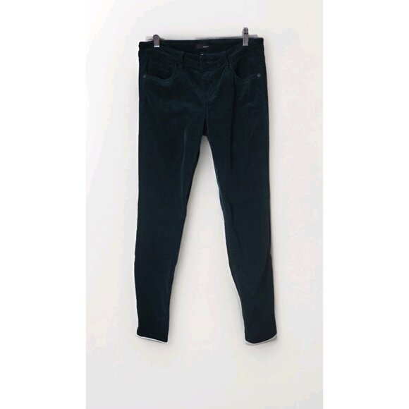 Edyson Pants 28 Hampton Skinny Corduroy Green Stretch Pockets - Picture 1 of 11